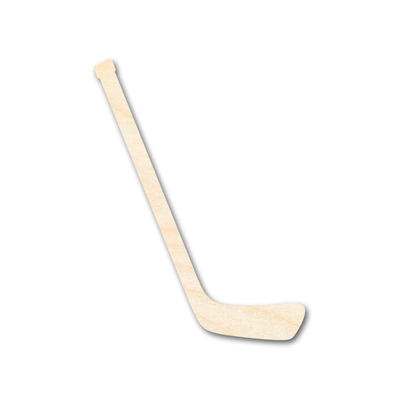 Bigger Better | Unfinished Wood Hockey Stick Shape | DIY Craft Cutout | 36" / 1/4"