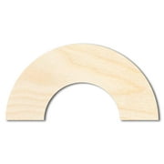 Bigger Better | Unfinished Wood Rainbow Silhouette | DIY Craft Cutout | 24" / 1/4"