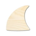 thumbnail image 1 of Bigger Better | Unfinished Wood Shark Fin Shape | DIY Craft Cutout | 18" / 1/4", 1 of 2