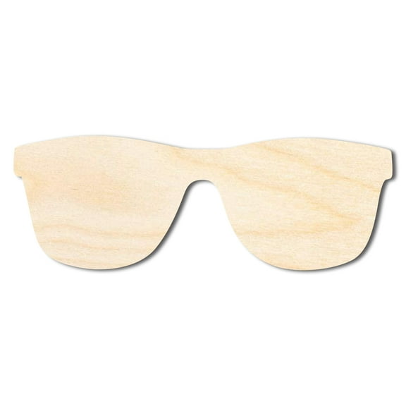 Bigger Better | Unfinished Wood Sunglasses Silhouette | DIY Craft Cutout | 24" / 1/4"