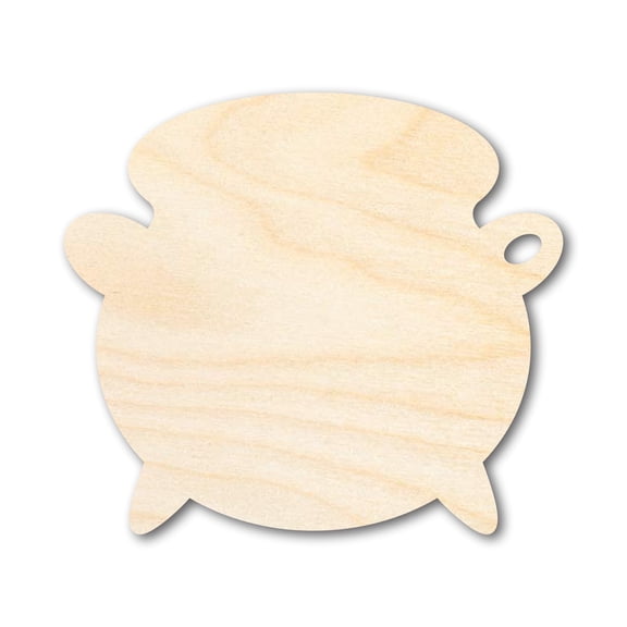 Bigger Better | Unfinished Wood Witches Cauldron Shape | DIY Craft Cutout 36" / 1/2"