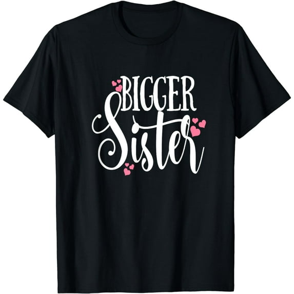 Bigger Sister Shirt Family Tribe Matching Daughter Kids T-Shirt