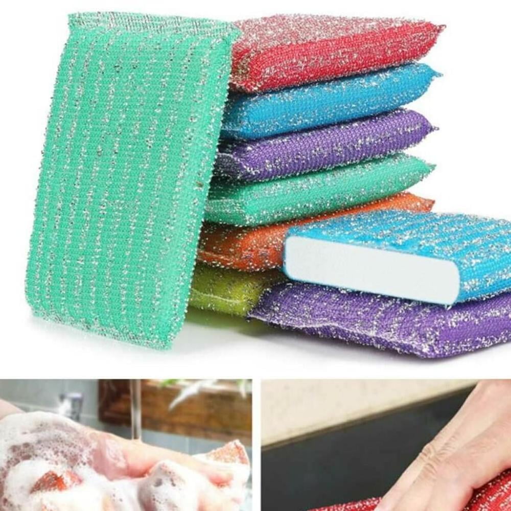 Bigger, Thicker & Durable - Long-lasting Scrubbing Sponges - Walmart.com