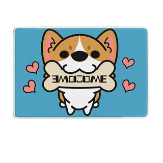 Dog Personalized Custom Shaped Doormat, Personalized Gift for Dog Lovers,  Dog Dad, Dog Mom - CD003PS11