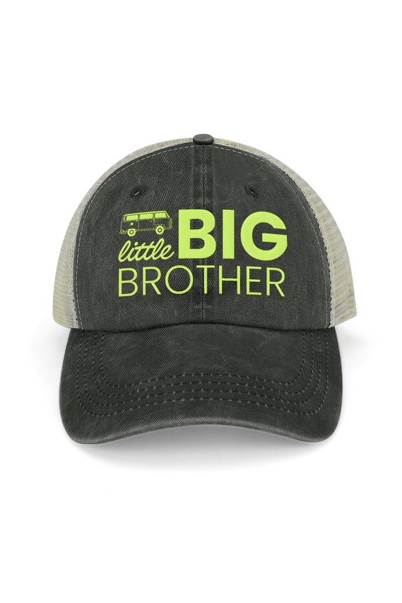 Biggest Brother Black Hat Adjustable Funny Fashion Unisex Baseball Cap for Men Women