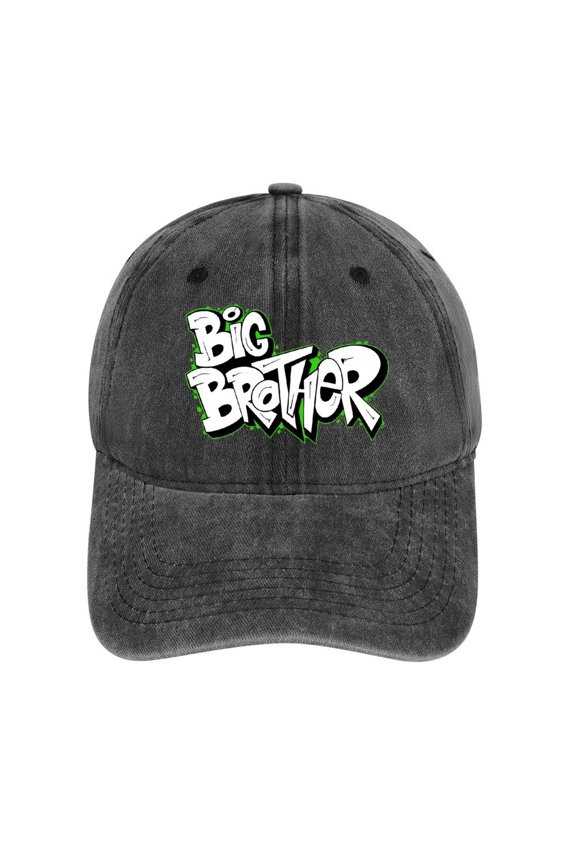 Biggest Brother Charcoal Hat Adjustable Funny Fashion Unisex Baseball Cap for Men Women