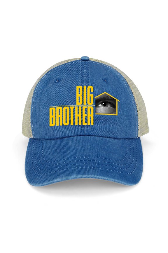 Biggest Brother Dark Blue Hat Adjustable Funny Fashion Unisex Baseball Cap for Men Women
