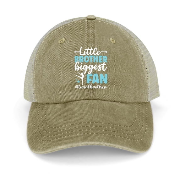 Biggest Brother Khaki Hat Adjustable Funny Fashion Unisex Baseball Cap for Men Women