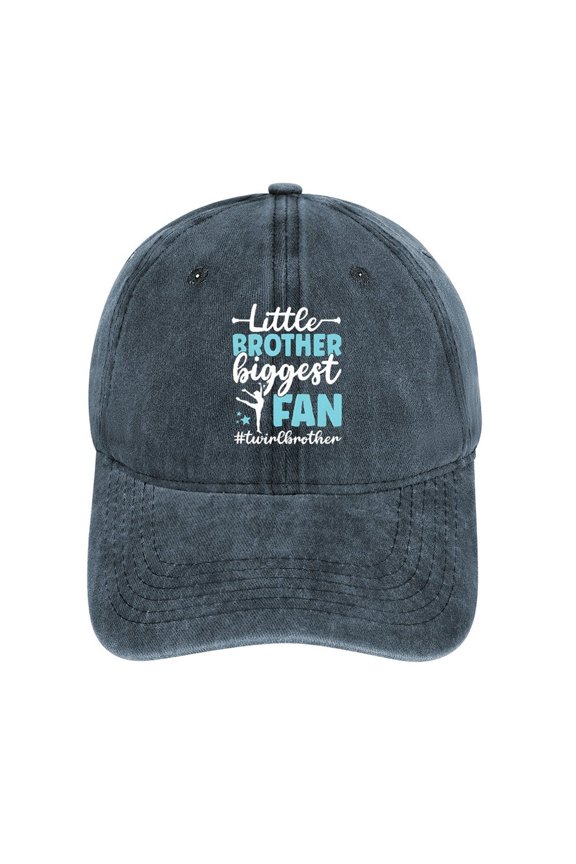Biggest Brother Navy Hat Adjustable Funny Fashion Unisex Baseball Cap for Men Women