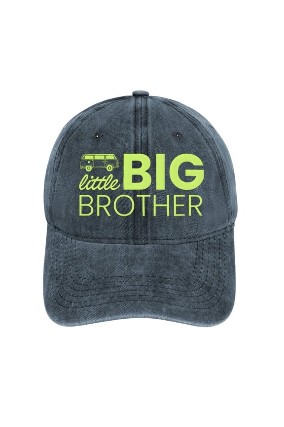 Biggest Brother Navy Hat Adjustable Funny Fashion Unisex Baseball Cap for Men Women