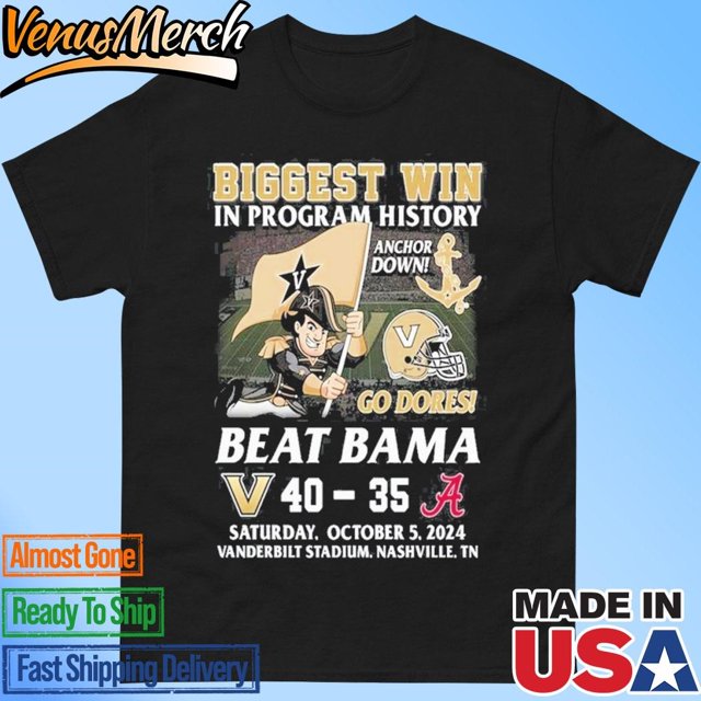 Biggest Win In Program History Anchor Down Go Deres Beat Bama