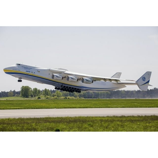 Biggest plane in the world the Antonov AN-225 Mriya. Poster Print by ...