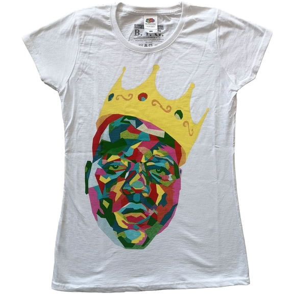 Biggie Smalls Ladies T-Shirt: Crown (Small)