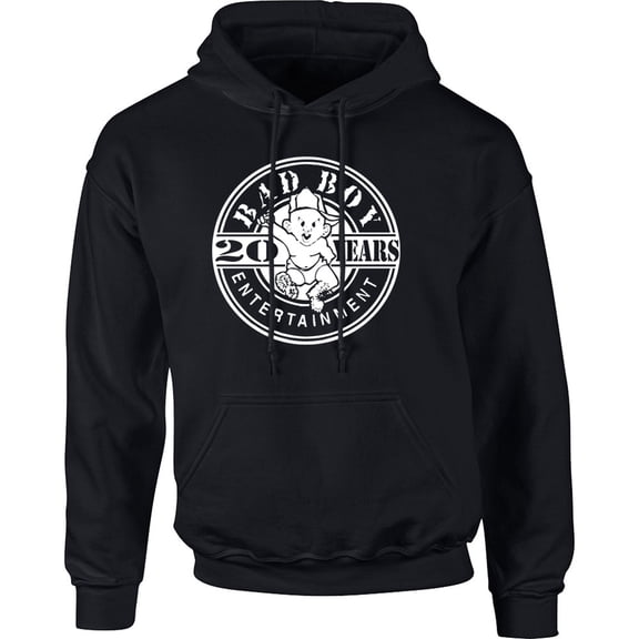 Biggie Smalls Unisex Pullover Hoodie Sweatshirt Bad Boy 20 Years (Small)