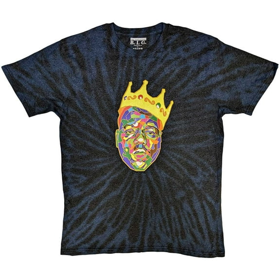 Biggie Smalls Unisex T-Shirt Crown (Wash Collection) (Small)