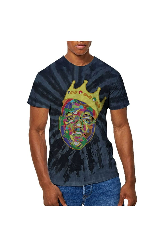Biggie Smalls Unisex T-Shirt Crown (Wash Collection) (XX-Large)