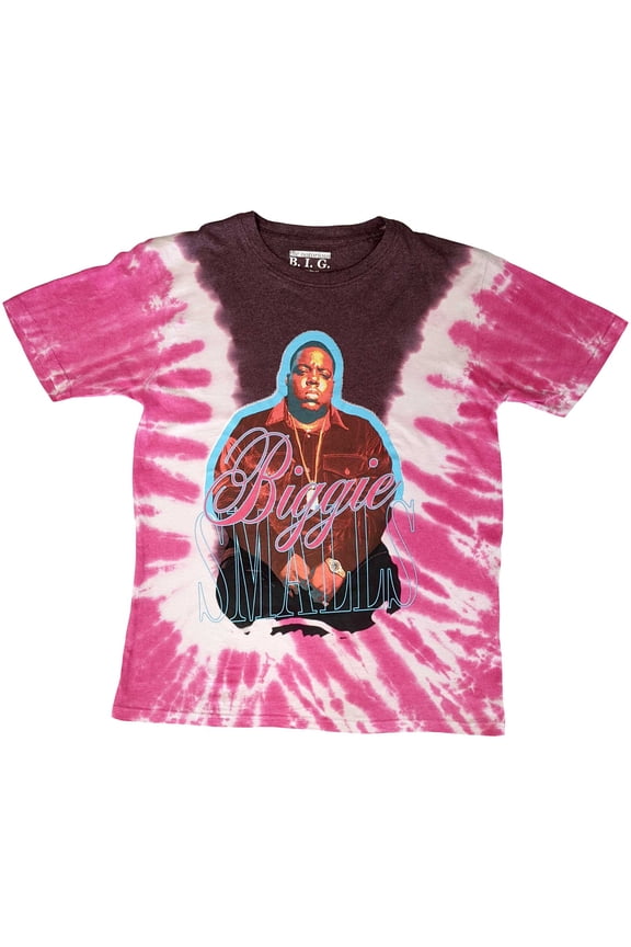 Biggie Smalls Unisex T-Shirt Neon Glow (Wash Collection) (Medium)