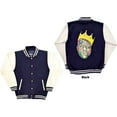 thumbnail image 1 of Biggie Smalls Unisex Varsity Jacket: Crown (Back Print) (Medium), 1 of 1