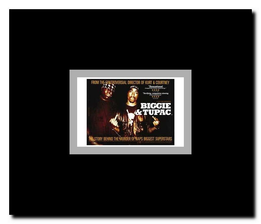 Biggie and Tupac Framed Movie Poster