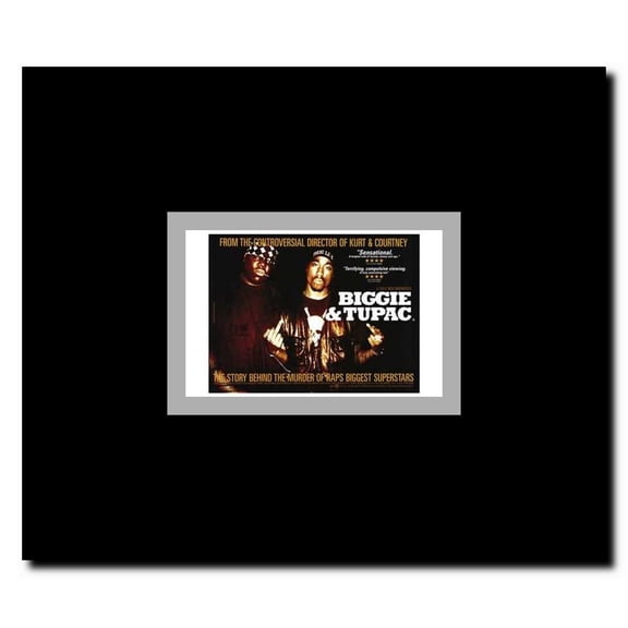 Biggie and Tupac Framed Movie Poster