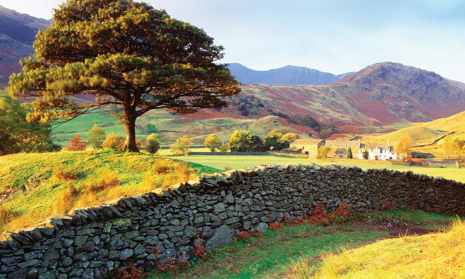 Country Landscape 3D Self-Adhesive Window Well Mural