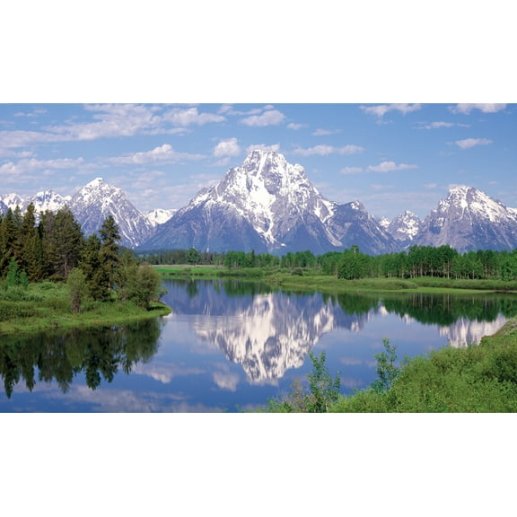 Biggies 120" Mountain Two Photograph Window Well Scenes