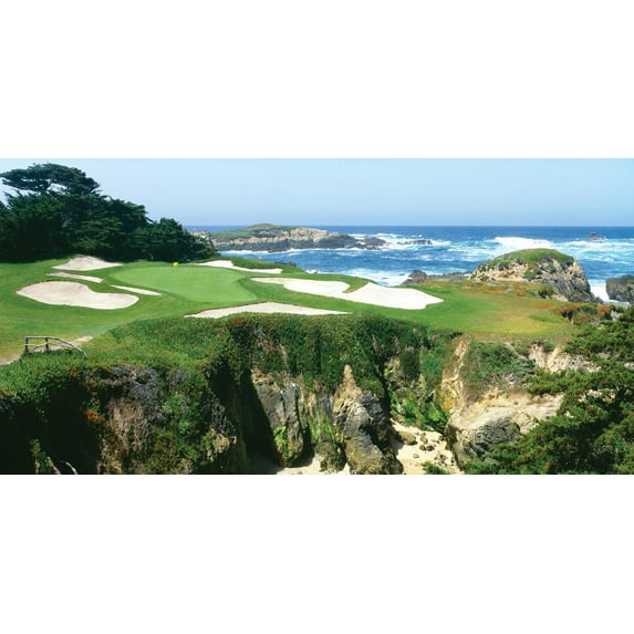 Biggies Cypress Point Photograph Golf Mural, Medium