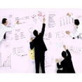 thumbnail image 1 of Biggies DS-RED-48 Dry Erase Stickie Wall Sheet - Red, 48 in., 1 of 1