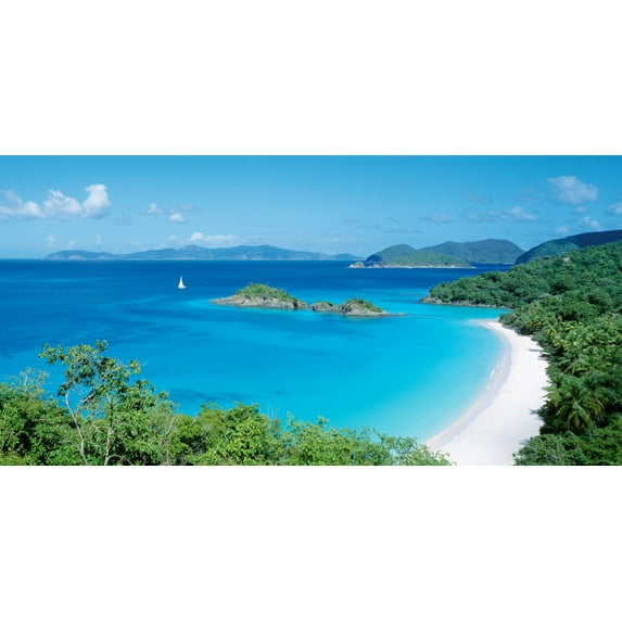 Biggies Island Cove Photograph Wall Mural, Large