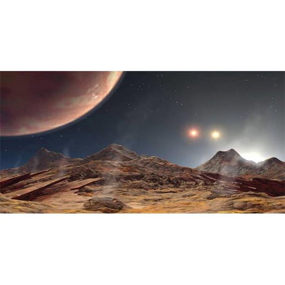 Biggies SM-LSS-120 Land of 3 Suns Space Murals
