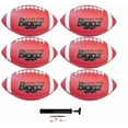 thumbnail image 1 of Biggz Junior size Footballs (6 pack) with (1) Hand Pump, 1 of 4