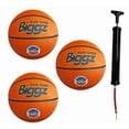 thumbnail image 1 of Biggz Mini Rubber Basketball 5in (3 Pack) with (1) Ball Hand Pump, 1 of 6