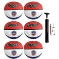 thumbnail image 1 of Biggz Official 7 Basketballs - Red/White/Blue, 6 Pack, 2-Ply Internal Pressure-Lock Butyl Bladder, Improved Grip, Enhanced Control, All-Court Performance, 1 of 6