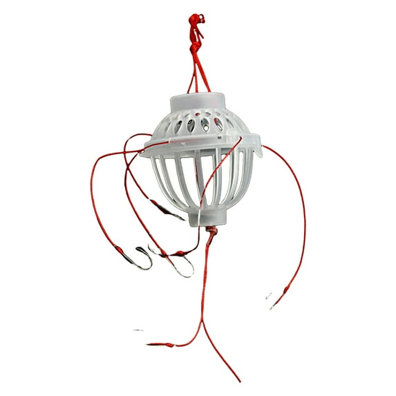 Bighead Carp Fishing Rig Sharp Hooks Strong Line White Baits Cage Fish Attraction Long Lasting Silver Carp Fishing Rig Fishing Equipment