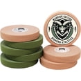 thumbnail image 1 of Bighorn Athletics Jiu Jitsu Finger Tape, Warrior Edition, 0.5-Inch x 45-feet, 8-Rolls (Military Green & Nude) - Versatile Tape for Martial Arts, Climbing, and More, 1 of 6