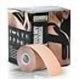 Bighorn Athletics Precut Kinesiology Tape, 2 Rolls (40 Strips 2" x 10"), Waterproof Elastic Athletic Support Tape for Knee, Ankle & Shoulder, Multi Sports Tape for Training, Running & Gym, Nude