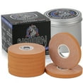 thumbnail image 1 of Bighorn Athletics Pro Series Jiu-Jitsu Finger Tape, 8-Rolls with Tin Holder, Enhanced Extra Strength, Residue-Free (0.3-Inch, Nude), 1 of 7
