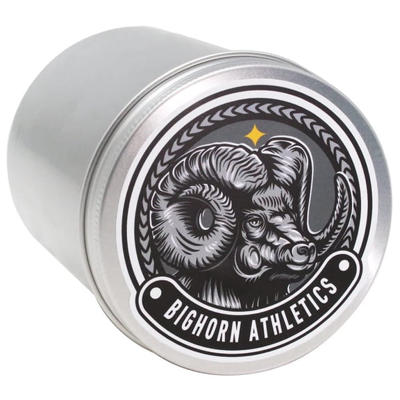Bighorn Athletics Silver Tin Can Holder, Large - Tape Not Included