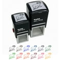 thumbnail image 1 of Bighorn Sheep Ram Self-Inking Rubber Stamp Ink Stamper - Pink Ink - Small 1 Inch, 1 of 7