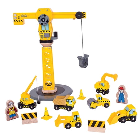 Bigjigs Rail - Big Crane Construction Set
