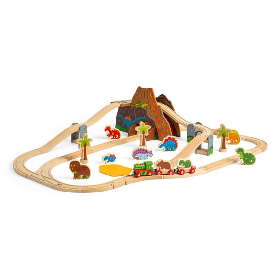 Bigjigs Rail - Dinosaur Railway Set