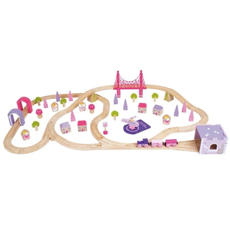 Bigjigs Toys - Fairy Town Train Set