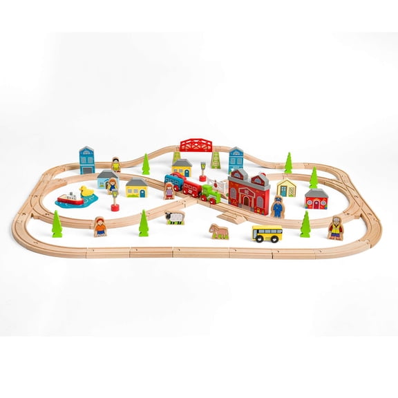 Bigjigs Rail - Town and Country Train Set