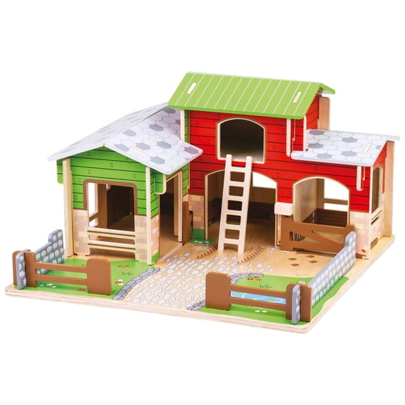 Bigjigs Toys - Cobblestone Farm