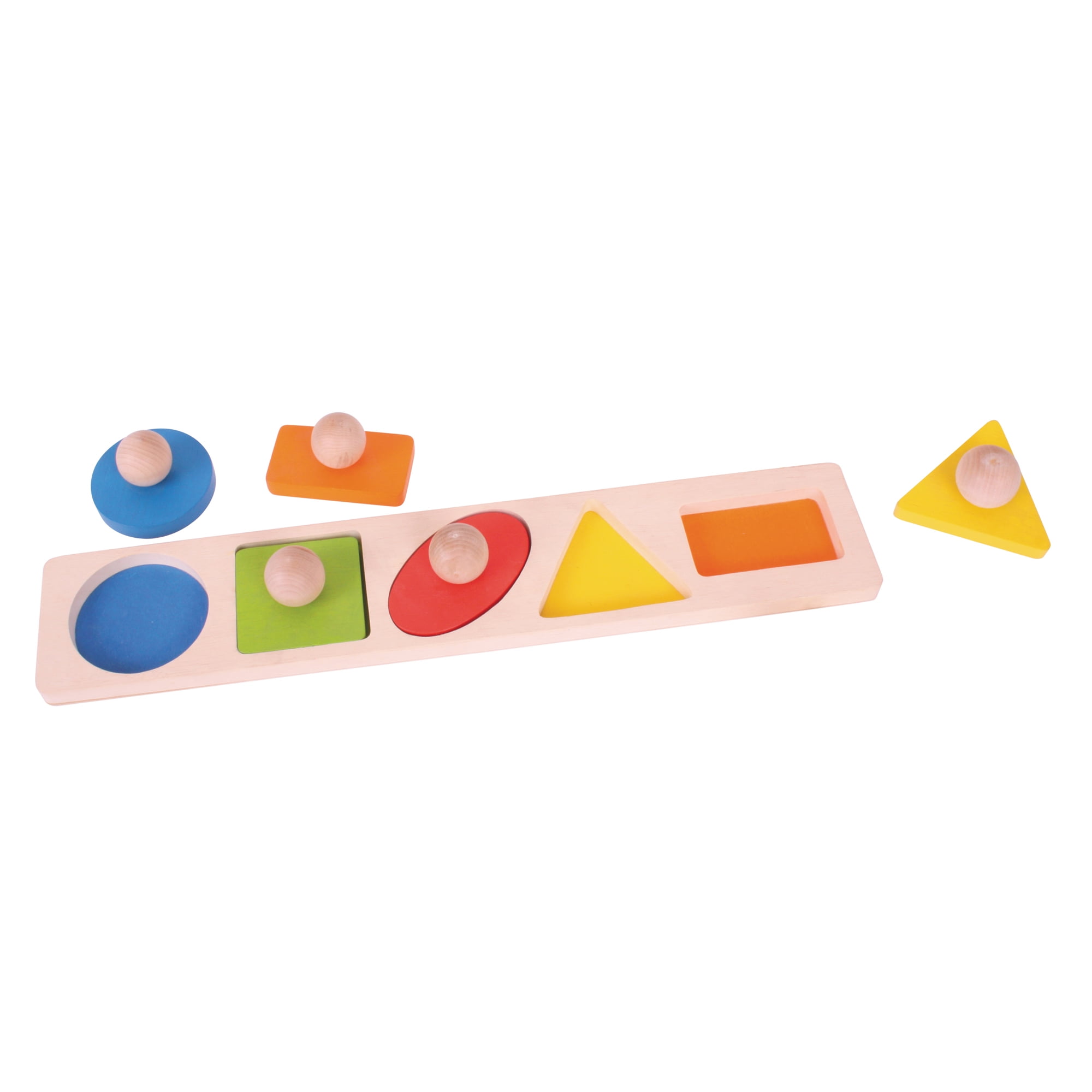 Bigjigs Toys - Shape Matching Board - Walmart.com
