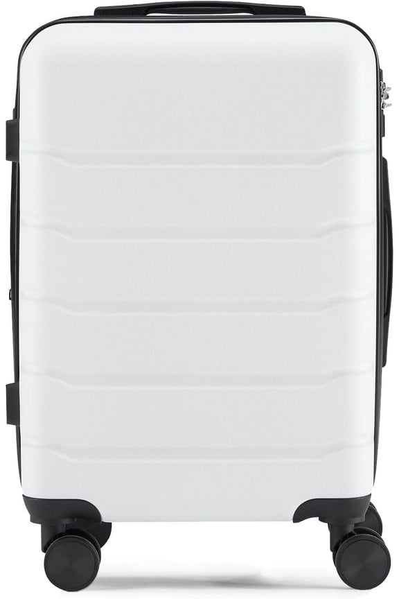 Nextay 28 Inch Luggage, Hard Shell Rolling Suitcase with TSA Lock, Lightweight Luggage with Spinner Wheels, White