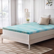 Nextay Memory Foam Mattress Topper, 2 Inch Gel Infused Memory Foam,Twin Size