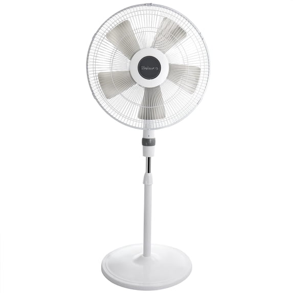 Bigleap Metal Pedestal Fan, 16-inch Quiet High Velocity Oscillating Standing Fan with Height Adjustable,Widespread Floor Fan for Bedroom Home Office Shop
