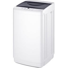 Nextay Portable Washing Machine 7.7 lbs, Full-Automatic Compact Washer, 10 Cycles LED Display for Apartments, Dorms, RV, White
