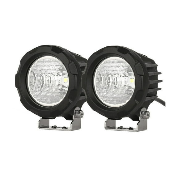 Biglion.x 3 inch LED Offroad Lights Round Pair Work Lights Flood Beam LED Cube Pods Reverse Lamp Fog Headlight Motorcycle Car Truck Roof racks Universal